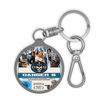 Danger 5 Keyring Tag Acrylic Keychain TPU Cover