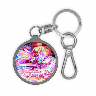 No Game No Life Anime Keyring Tag Acrylic Keychain TPU Cover