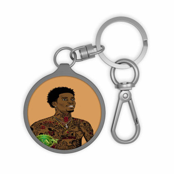 Rich Homie Quan 2 Keyring Tag Acrylic Keychain TPU Cover