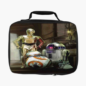 R2 D2 BB8 C3 PO Star Wars Lunch Bag With Fully Lined and Insulated