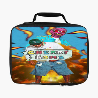 Tyler The Creator Cherry Bomb Lunch Bag With Fully Lined and Insulated