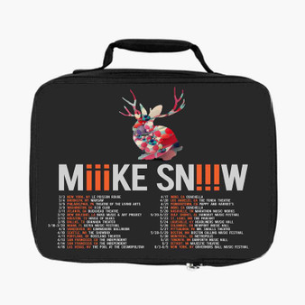 Miike Snow Concert Lunch Bag With Fully Lined and Insulated