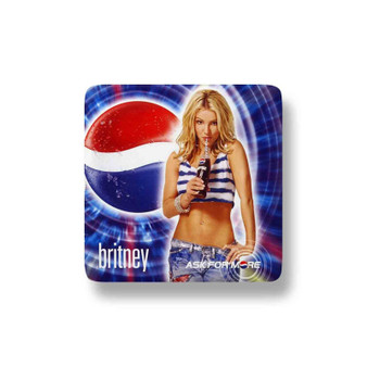 Britney Spears Pepsi Porcelain Refrigerator Magnet Square