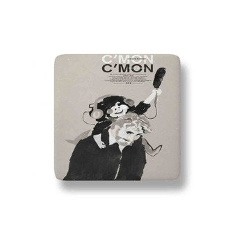 C mon C mon Art Poster Porcelain Refrigerator Magnet Square