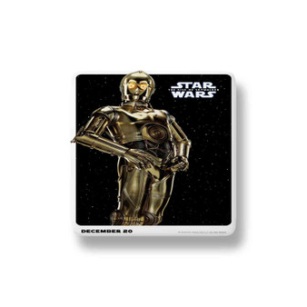 C3 PO Star Wars Porcelain Refrigerator Magnet Square