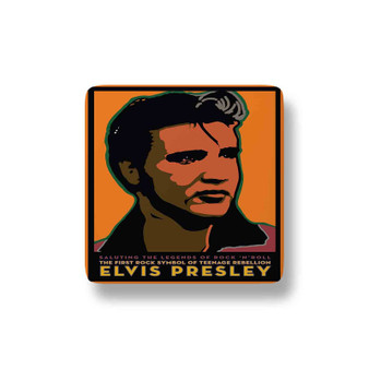 Elvis Presley Porcelain Refrigerator Magnet Square