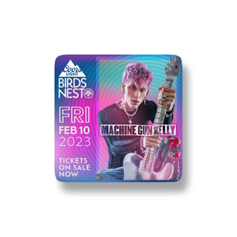 Machine Gun Kelly 2023 Tour Porcelain Refrigerator Magnet Square