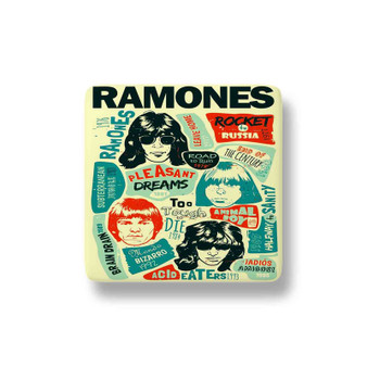 Ramones Vintage Porcelain Refrigerator Magnet Square