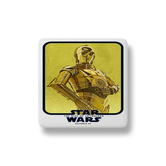 Star Wars C3 PO Porcelain Refrigerator Magnet Square