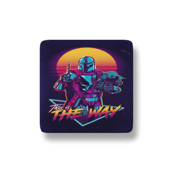 This is The Way Star Wars Porcelain Refrigerator Magnet Square