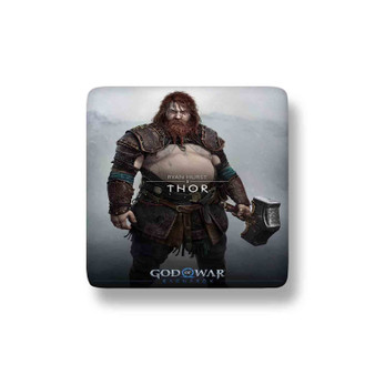 Thor God of War Ragnar k Porcelain Refrigerator Magnet Square