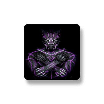 Wakanda Forever Black Panther Porcelain Refrigerator Magnet Square