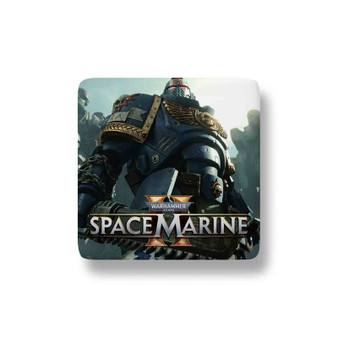 Warhammer 40 K Space Marine Porcelain Refrigerator Magnet Square