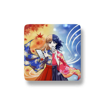 Chihayafuru Anime Porcelain Refrigerator Magnet Square