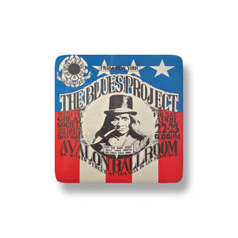 The Blues Project Porcelain Refrigerator Magnet Square