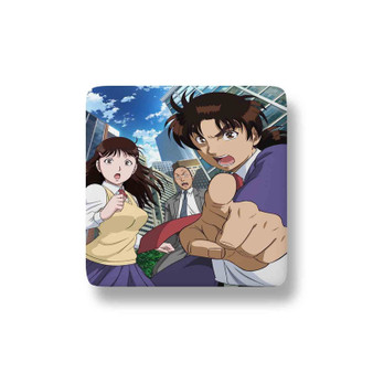The File of Young Kindaichi R Porcelain Refrigerator Magnet Square