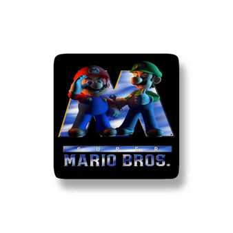 The Super Mario Bros Movie Porcelain Refrigerator Magnet Square