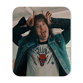 Eddie Munson 2 Rectangle Gaming Mouse Pad Rubber Backing