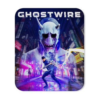 Ghostwire Tokyo Rectangle Gaming Mouse Pad Rubber Backing