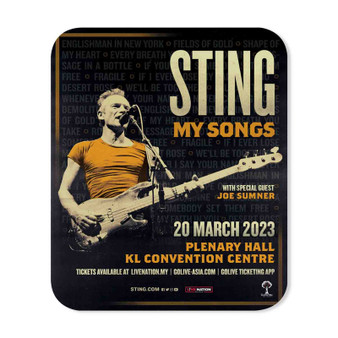 Sting 2023 Tour Rectangle Gaming Mouse Pad Rubber Backing