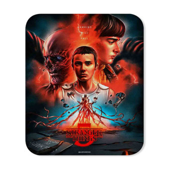 Stranger Things 5 Series Rectangle Gaming Mouse Pad Rubber Backing