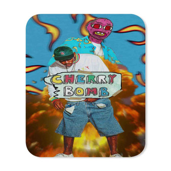 Tyler The Creator Cherry Bomb Rectangle Gaming Mouse Pad Rubber Backing