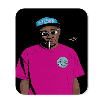 Tyler the Creator Art Rectangle Gaming Mouse Pad Rubber Backing