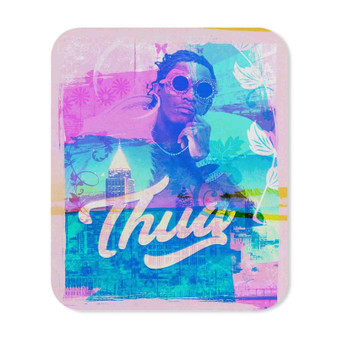 Young Thug Rectangle Gaming Mouse Pad Rubber Backing