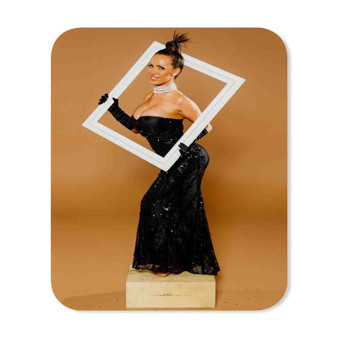 Nikki Benz Rectangle Gaming Mouse Pad Rubber Backing