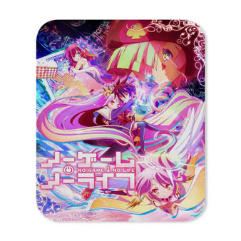 No Game No Life Anime Rectangle Gaming Mouse Pad Rubber Backing