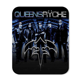 Queensryche Rectangle Gaming Mouse Pad Rubber Backing