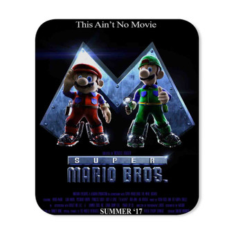 The Super Mario Bros Movies 2 Rectangle Gaming Mouse Pad Rubber Backing