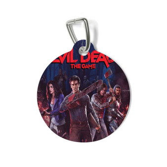 Evil Dead The Game Round Pet Tag Coated Solid Metal for Cat Kitten Dog