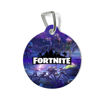 Fortnite Game Round Pet Tag Coated Solid Metal for Cat Kitten Dog