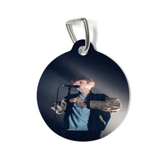 Troye Sivan 3 Round Pet Tag Coated Solid Metal for Cat Kitten Dog