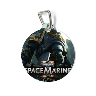 Warhammer 40 K Space Marine Round Pet Tag Coated Solid Metal for Cat Kitten Dog