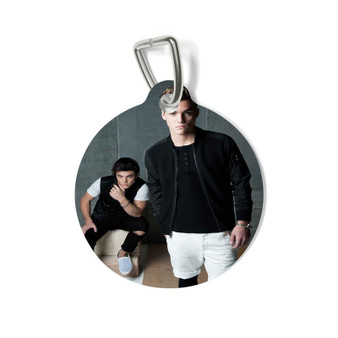 Dolan Twins Music Round Pet Tag Coated Solid Metal for Cat Kitten Dog