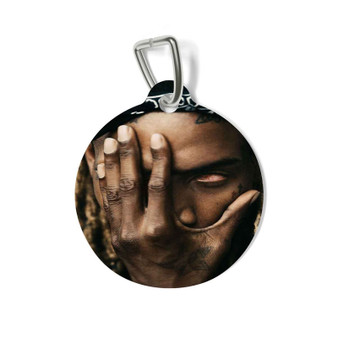 Fetty Wap Music Round Pet Tag Coated Solid Metal for Cat Kitten Dog