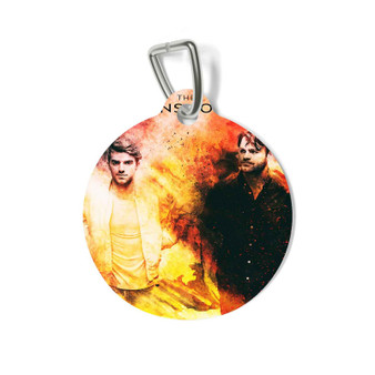 The Chainsmokers Music Round Pet Tag Coated Solid Metal for Cat Kitten Dog