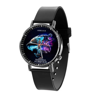 Black Panther Legends Live On Black Quartz Watch With Gift Box