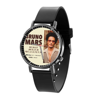 Bruno Mars 2023 Tour Black Quartz Watch With Gift Box