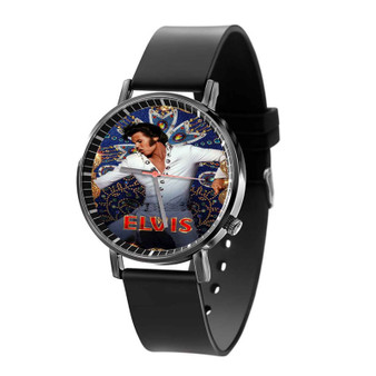 Elvis 2022 Poster Black Quartz Watch With Gift Box