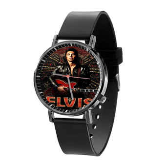 Elvis Poster Black Quartz Watch With Gift Box