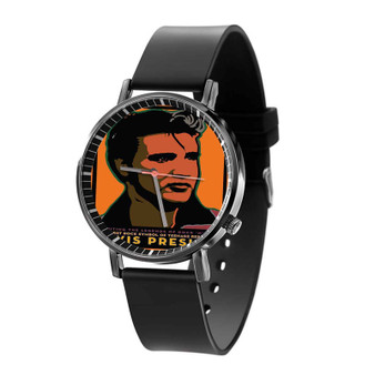 Elvis Presley Black Quartz Watch With Gift Box