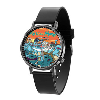 Rick and Morty Book Seven Black Quartz Watch With Gift Box