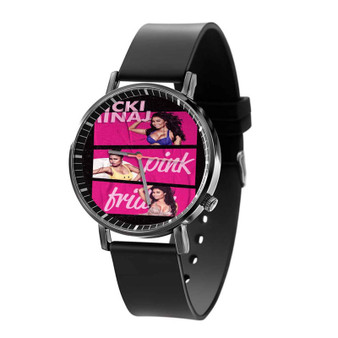 Nicki Minaj Pink Friday Black Quartz Watch With Gift Box