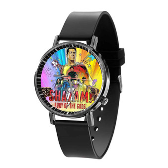 Shazam Fury of the Gods Movie Black Quartz Watch With Gift Box