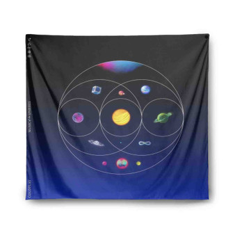 Coldplay Music of The Spheres Indoor Wall Polyester Tapestries Home Decor