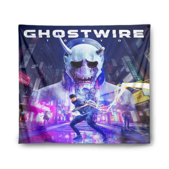 Ghostwire Tokyo Indoor Wall Polyester Tapestries Home Decor