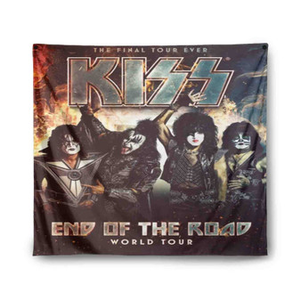 Kiss End of the Road World Tour Indoor Wall Polyester Tapestries Home Decor